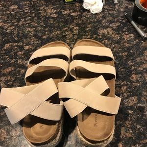 Slip on sandals